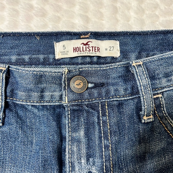 Hollister Denim Shorts Size 5/w27 - Picture 3 of 4